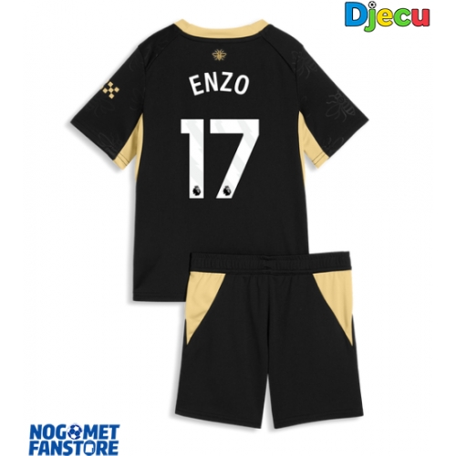 Manchester City Enzo Fernandez #17 Gostujuci Dres za djecu 2026-27 Kratak Rukav (+ Kratke hlače)